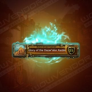 Glory Of The Dazaralor Raider Achievement Boost Carry Servce