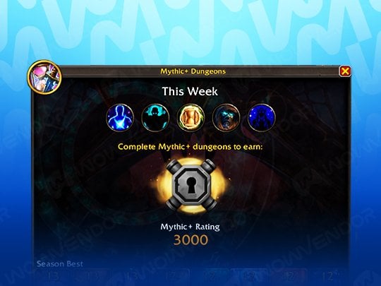 Buy WoW M+ Rating boost