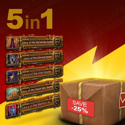 Wow Bfa Glories Mega Package Carry Service