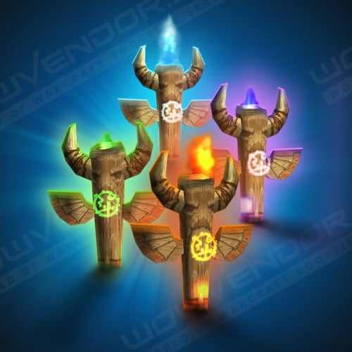 Wow Classic Shaman Totems Unlocking Fire Earth Air Water Carry Service
