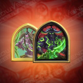 Golden Alternate Demon Hunter Portrait Carry Service