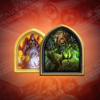 Golden Alternate Warlock Portrait Carry Service