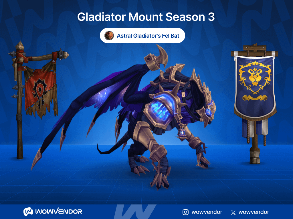 WoW TWW Gladiator Season 3 mount