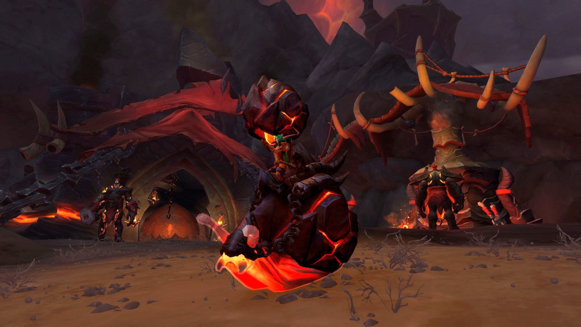 Riding the Shellack mount