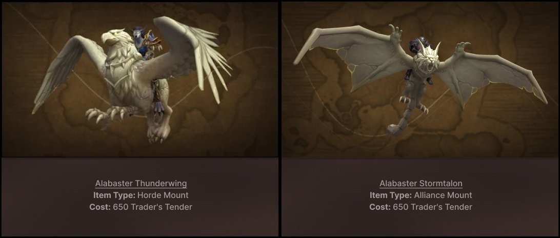 Horde and Allience Mounts