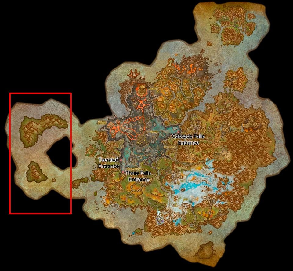 WoW Dragonflight Zaralek Cavern's true size