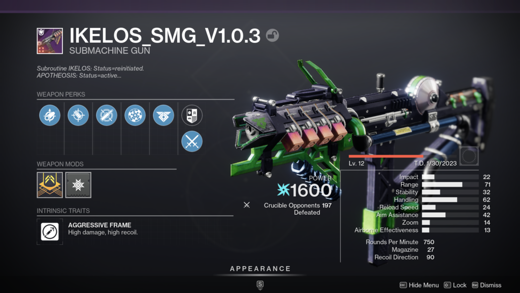 IKELOS SMG 103 overview