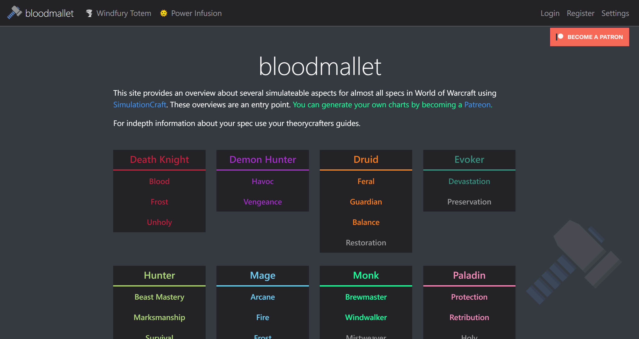 bloodmallet - data for all