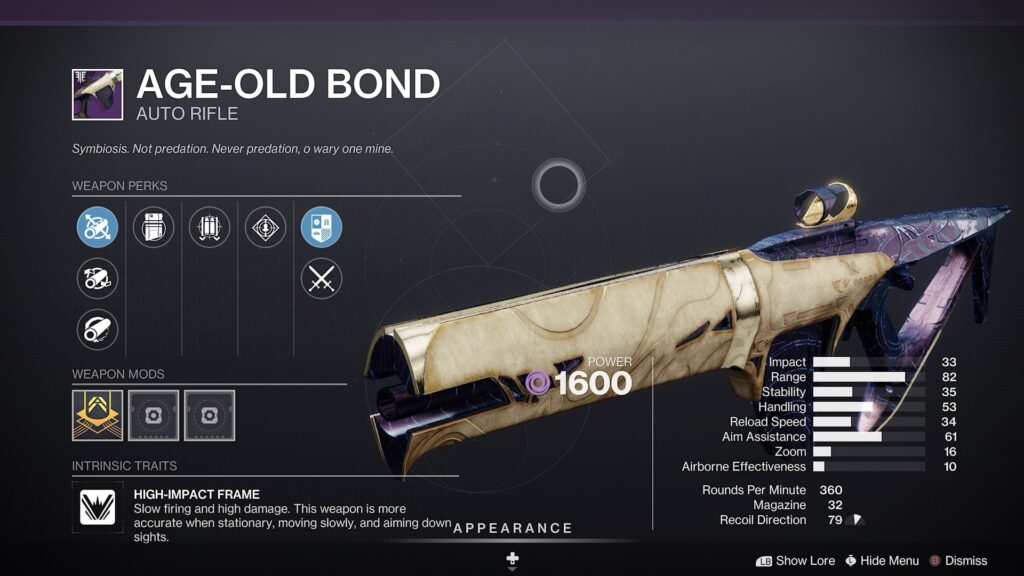 Age Old Bond Rework