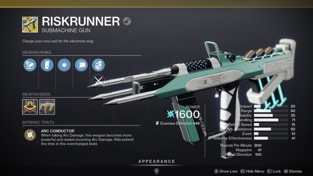 Riskrunner free-to-play weapons destiny 2