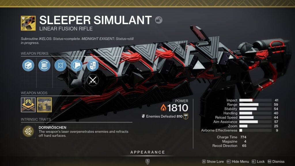 Sleeper Simulant Best free-to-play weapon