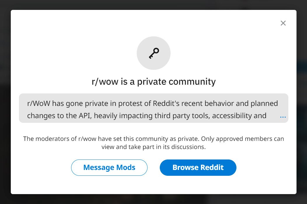 Thousands of subreddits go dark protesting Reddit's new API price