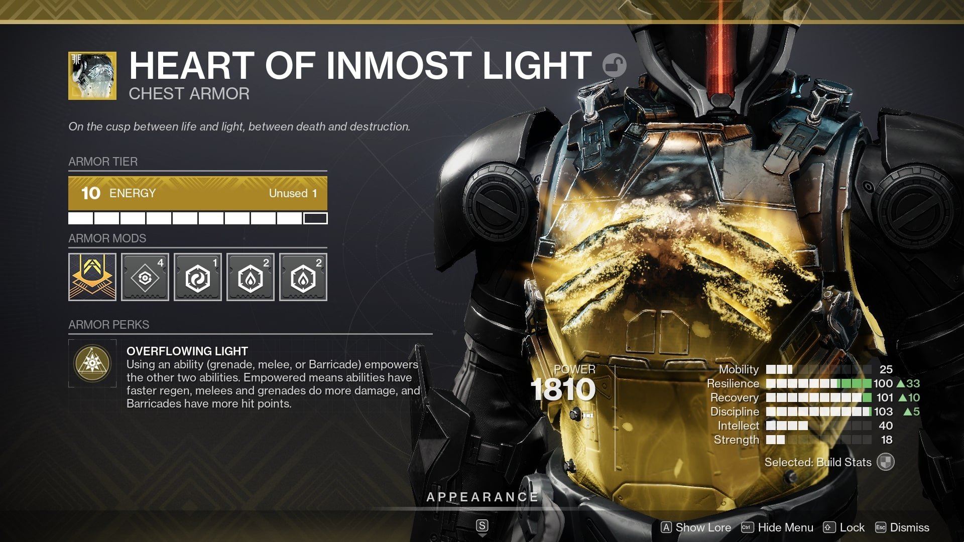 Destiny 2 finally nerfs Heart of Inmost Light, its best Titan Exotic
