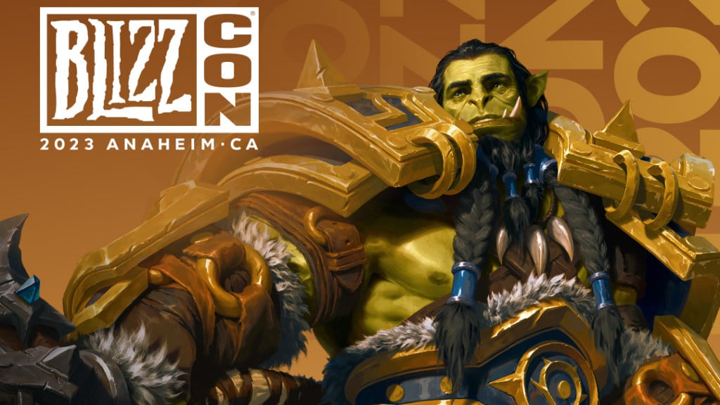 Key art for Blizzcon 2023 depicting Thrall