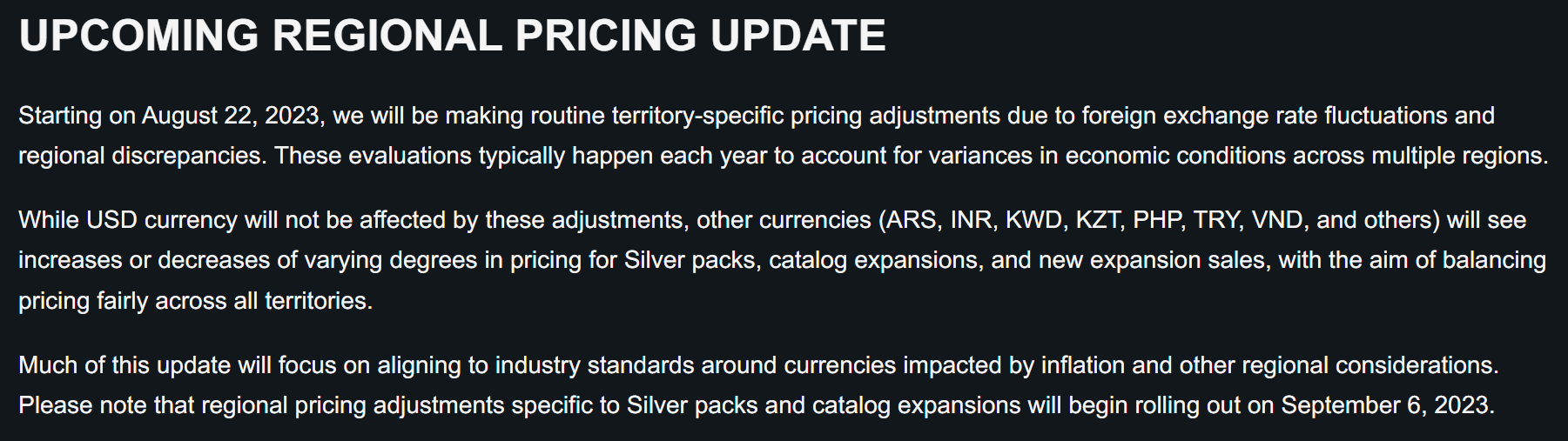 Destiny 2: Silver and DLC Price Adjustments 