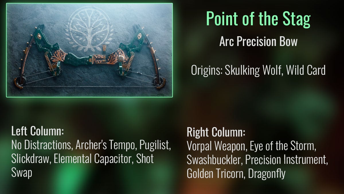 Destiny 2 Season of the Witch Iron Banner Weapon: Point of the Stag