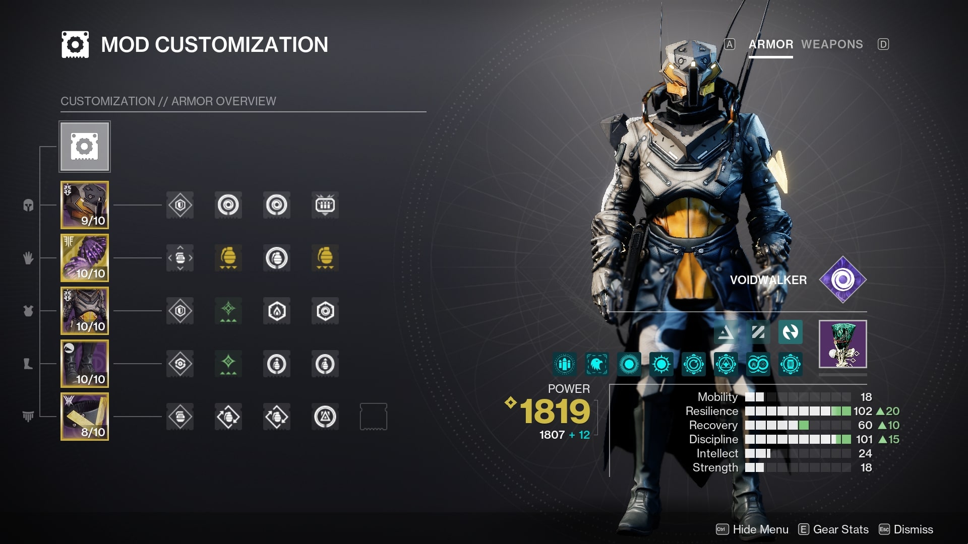 destiny game warlock