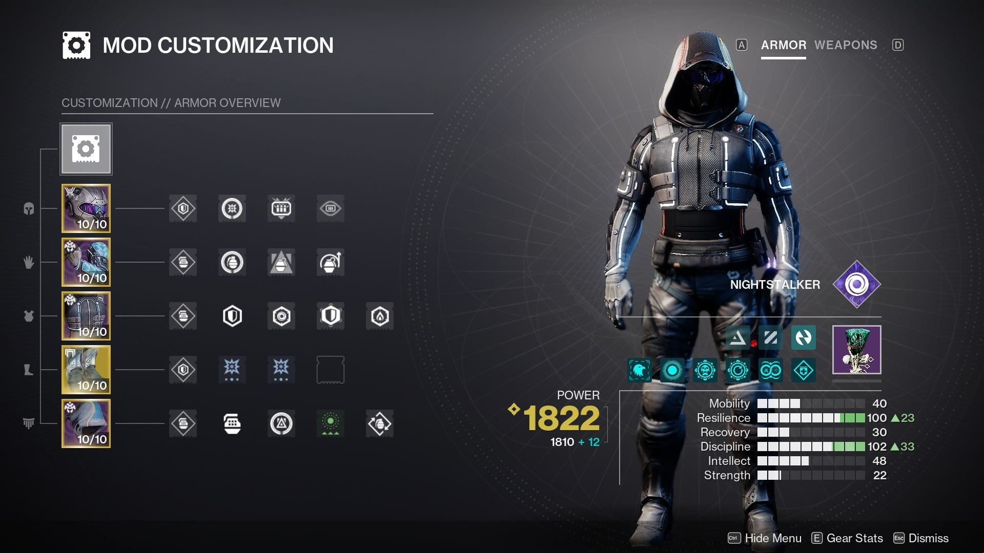 Hunter Build D2