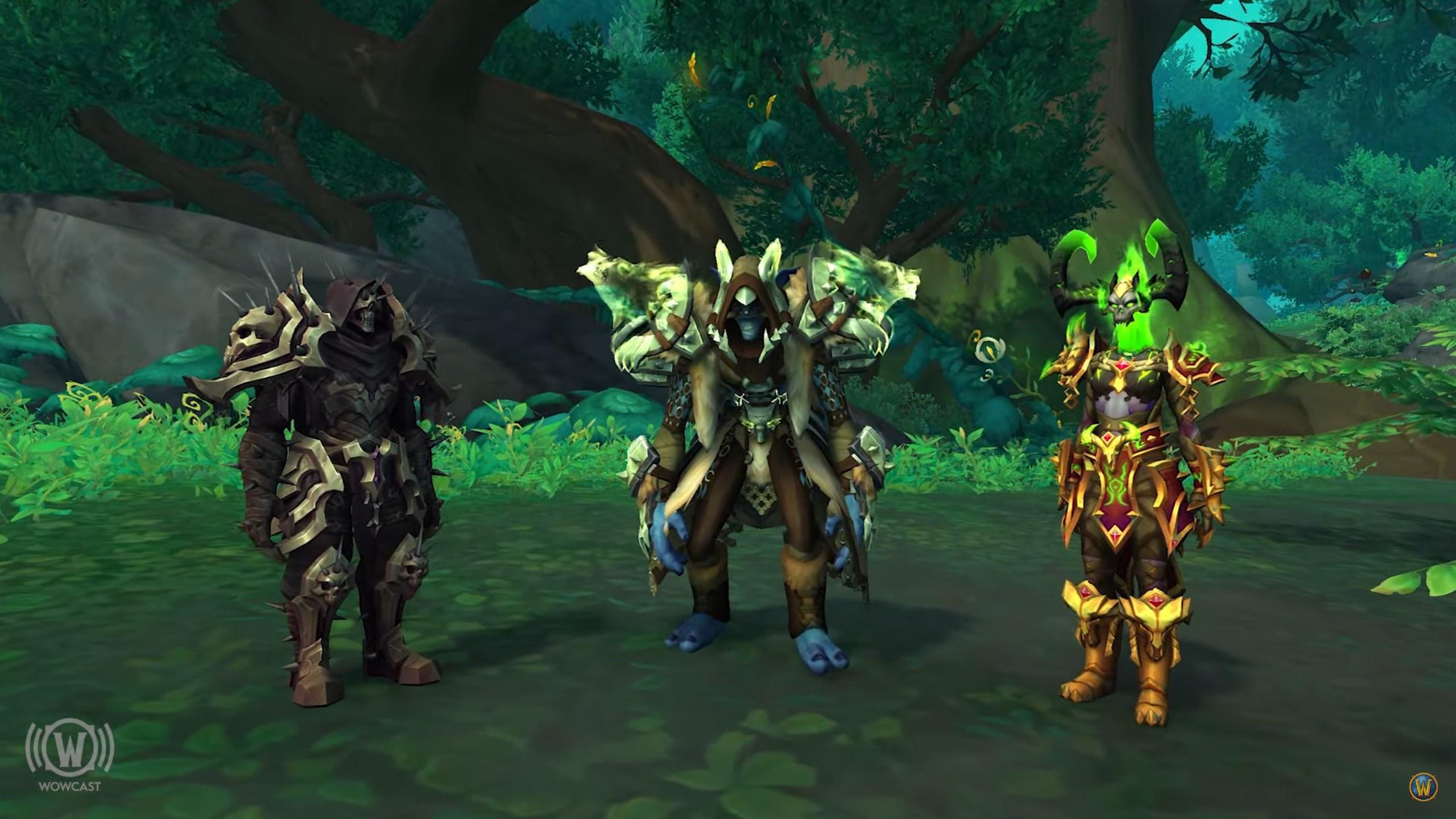 Amirdrassil, The Dream's Hope 10.2 Tier Sets for Death Knight, Shaman, Demon Hunter