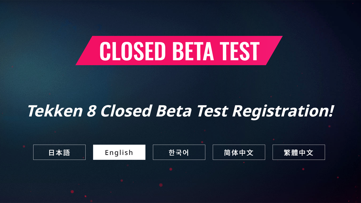 Sign Up for Tekken 8 Closed Beta Test