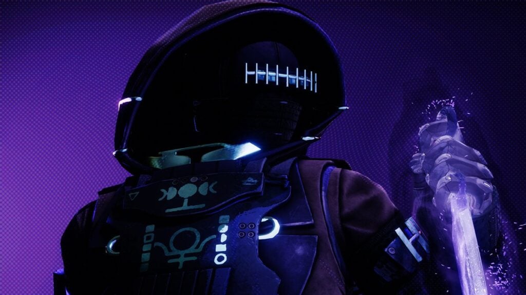 Void Hunter official screenshot with halftones in the background