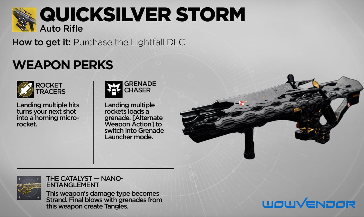 Weapon Guide — Quicksilver Storm: Сatalyst and Overview | WowVendor