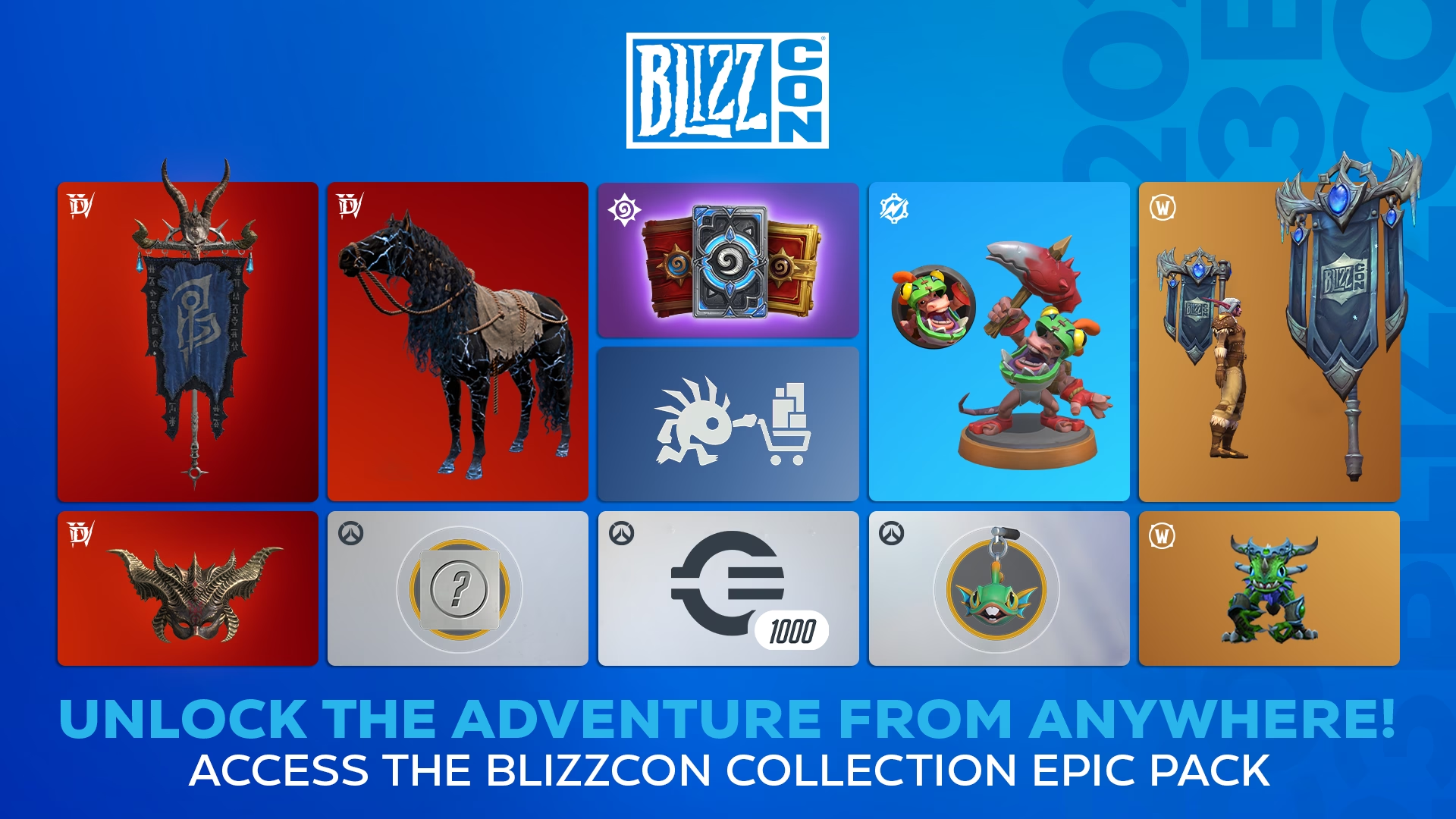 Blizzard Is Saling BlizzCon 2023 Collection: Epic Pack