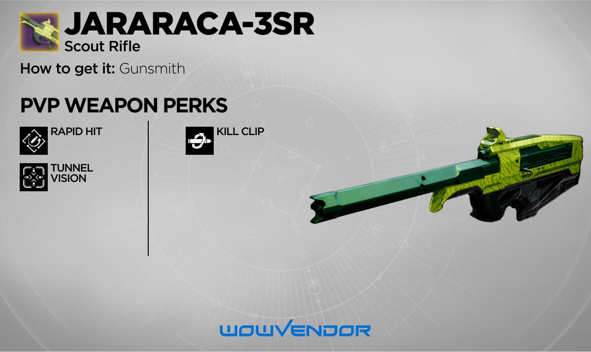 Jararaca-3sr PvP God Roll