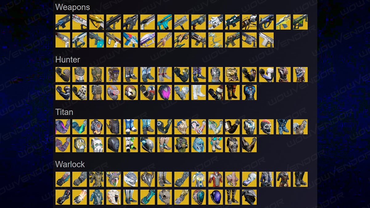 Xur Exotic Engram Loot