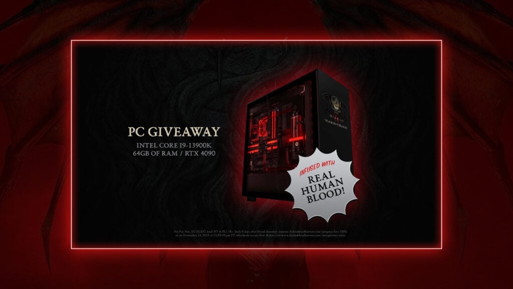 Diablo IV PC Giveaway: Win RTX 4090 Gaming Beast