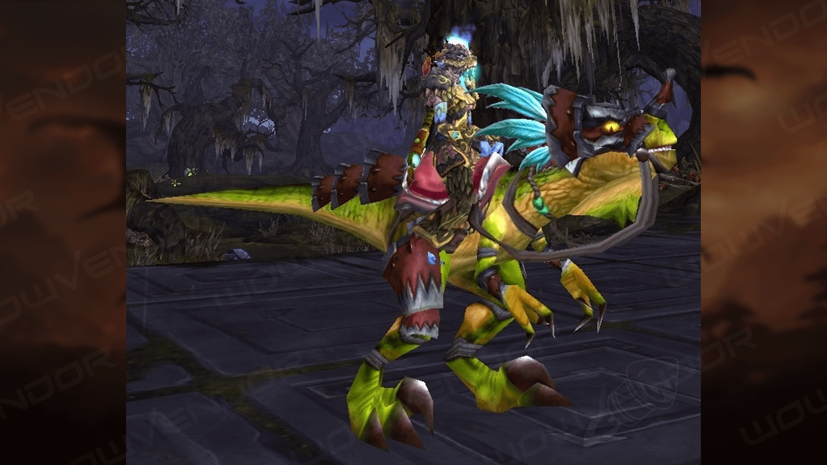 10 Things to Do Before Cataclysm Classic: Get The Swift Razzashi Raptor Mount