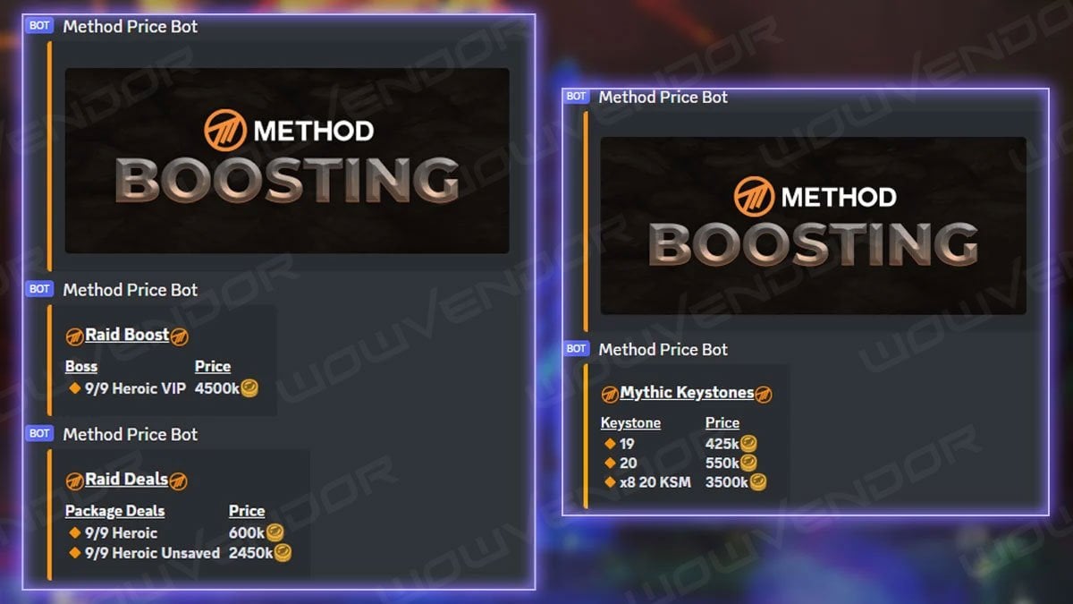 Echo, Liquid, and Method sold WoW boosting services