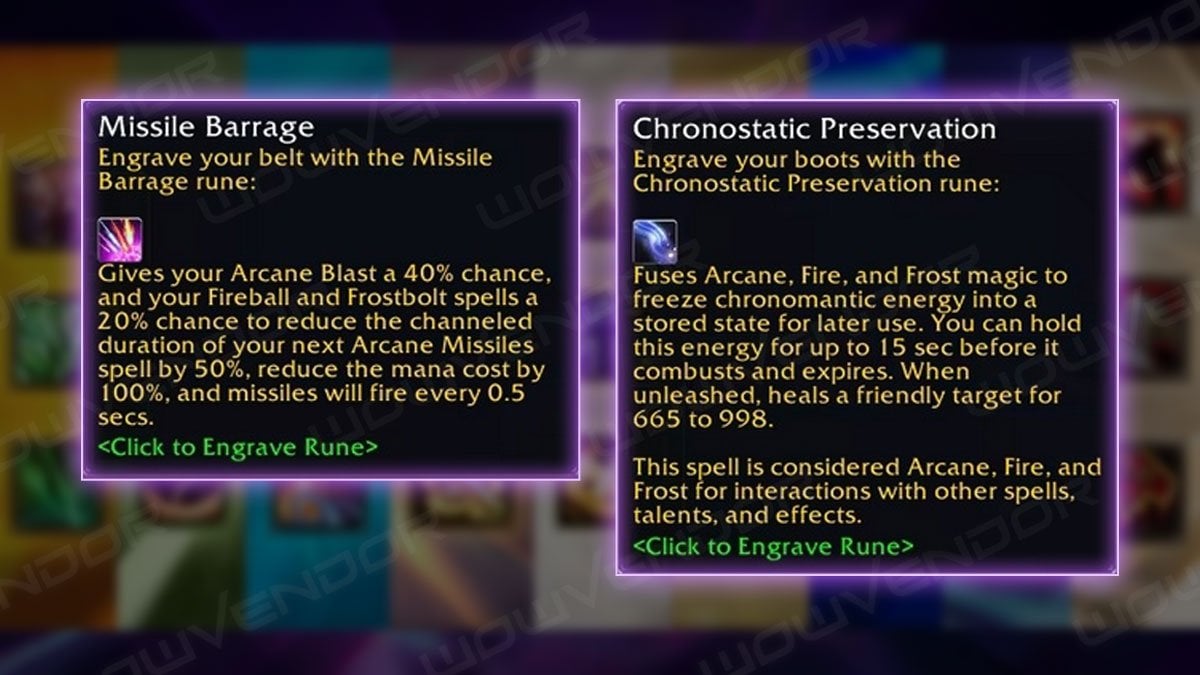 SoD Phase 2: New Runes for Mage