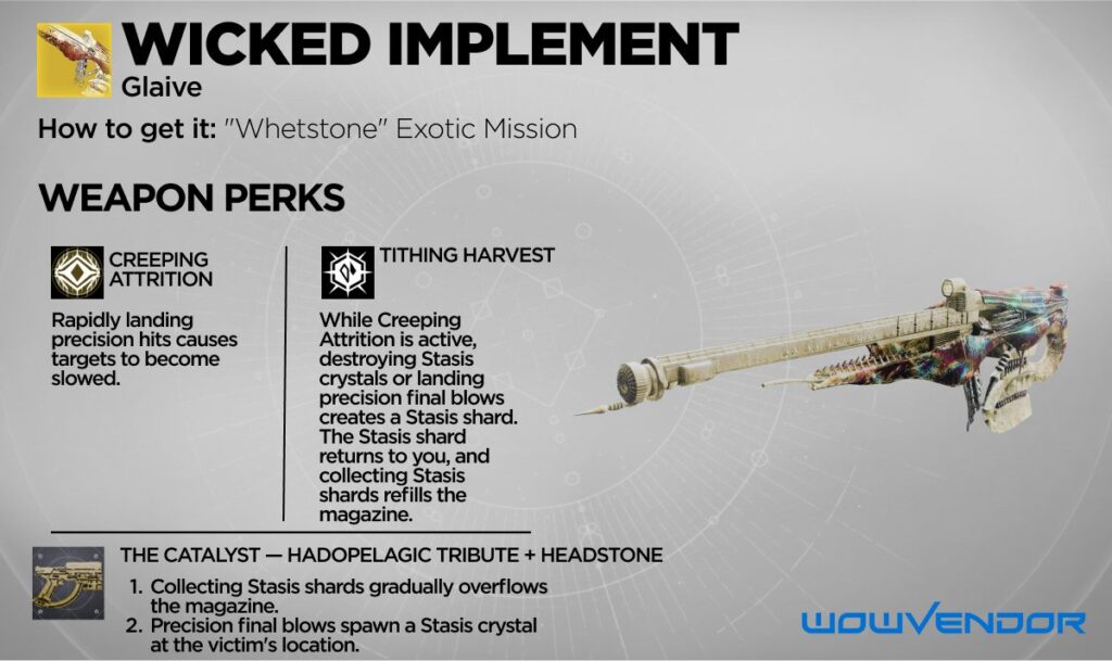 How to Get Wicked Implement in Destiny 2 Season of the Wish