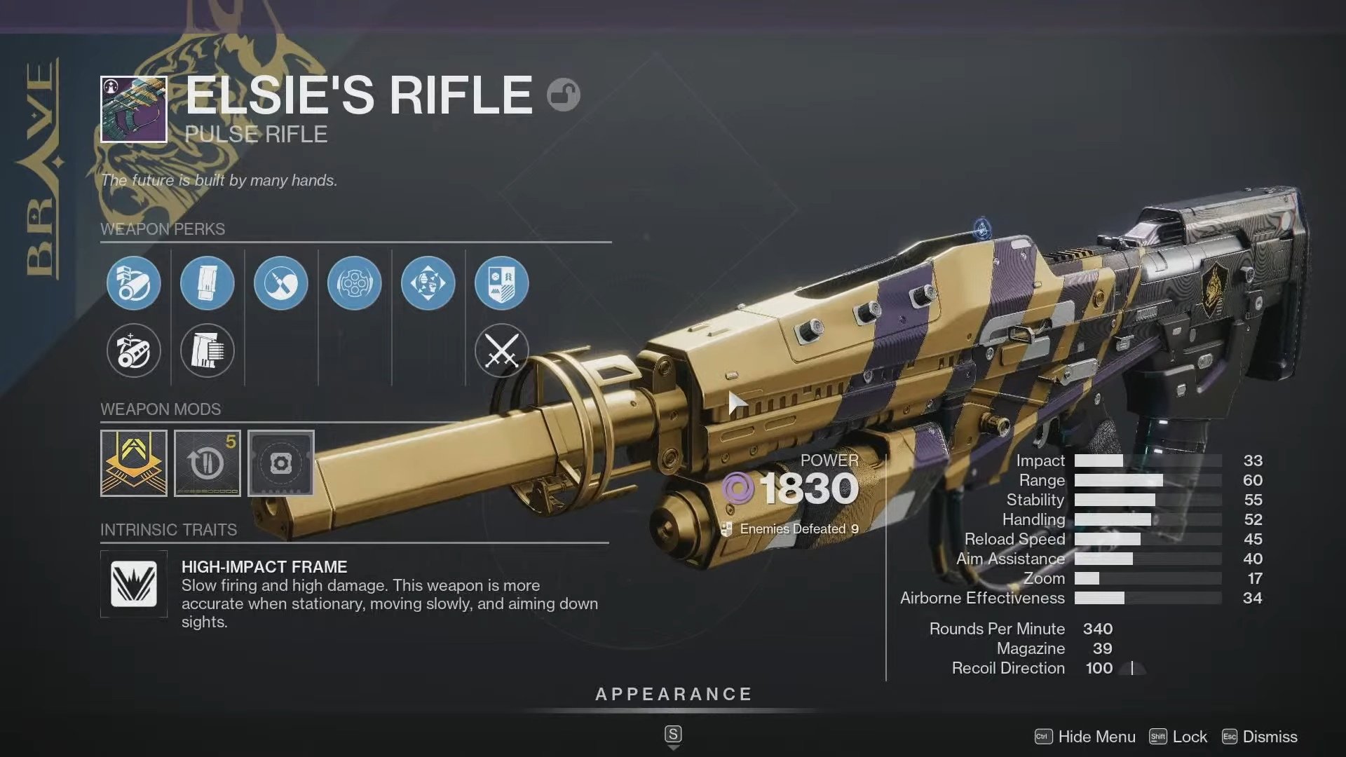 Destiny 2 Elsie's Rifle