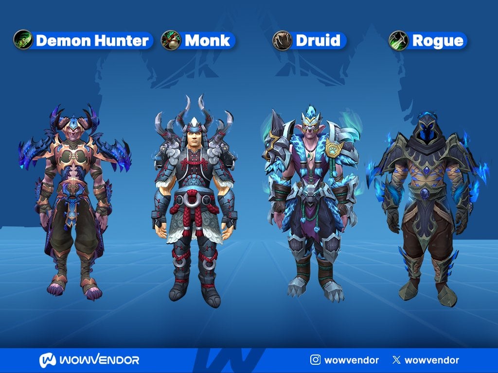 Nerub-ar Palace normal leather tier sets