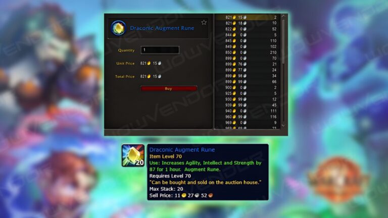 New Primary Stat Increasing Augment Rune for The War Within | WowVendor