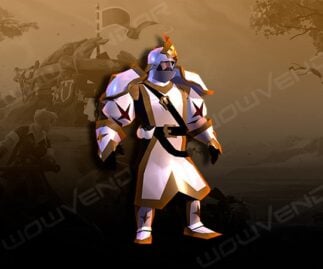 Player with best armor in the game, farm dungeons