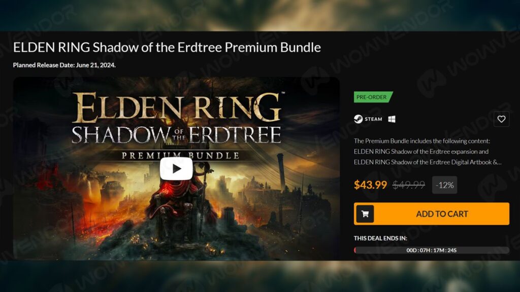 Elden Ring DLC is 12% off: Shadow of the Erdtree best price | WowVendor