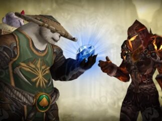 Pandaren Monk trades perfect Critical gem