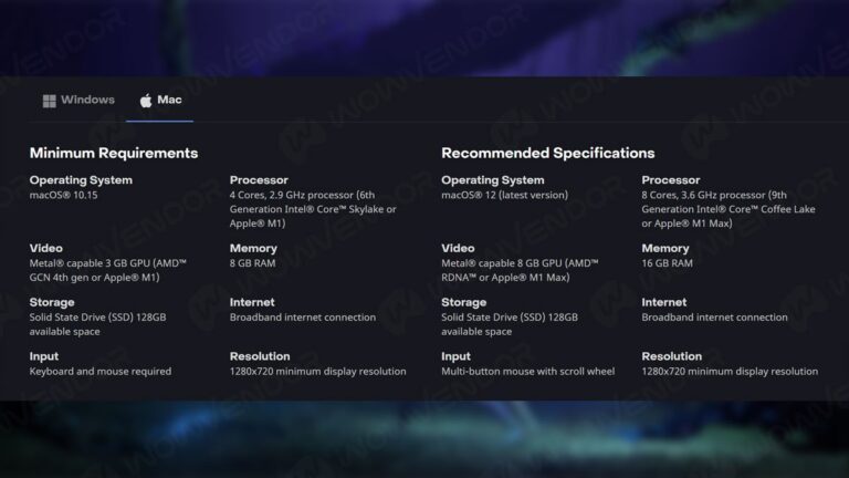 world of warcraft the war within minimum system requirements