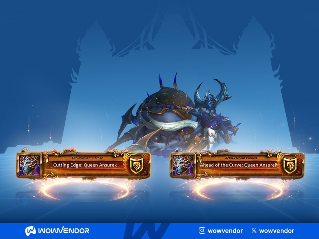 Queen Ansurek achievements based on completed difficulties