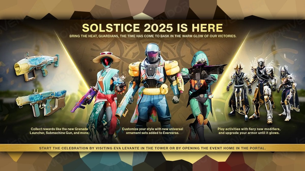 Destiny 2: Solstice 2025 banner preview leak image.