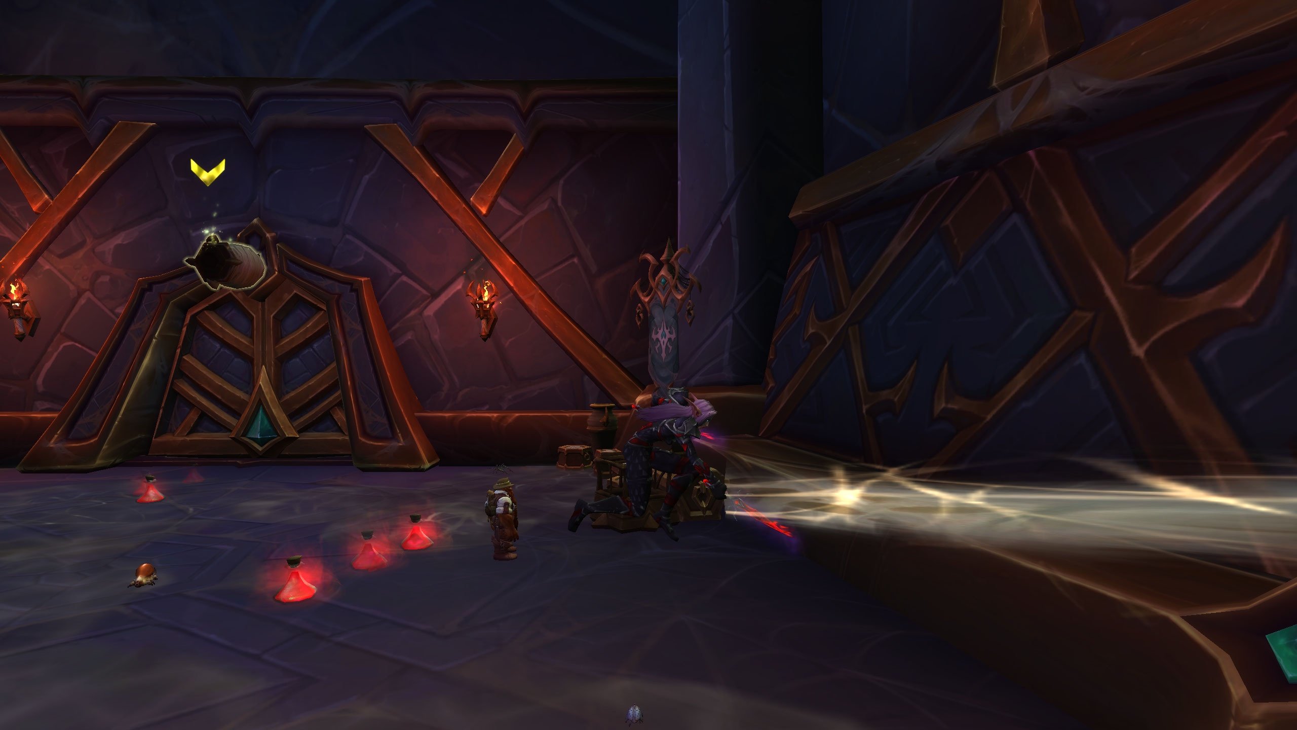 The Spiral Weave Fight against nerubians