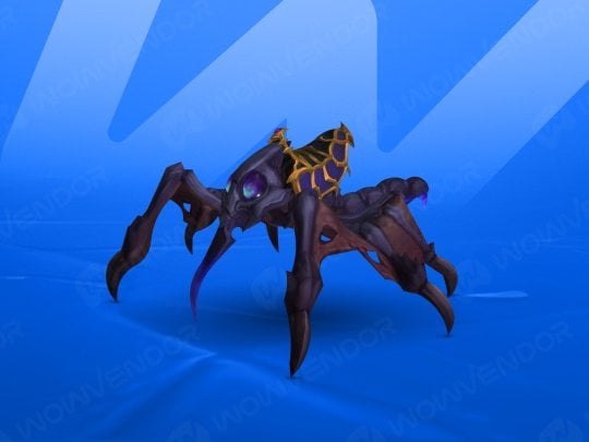 Glory of the Nerub-ar Raider mount - the Shadowed Swarmite
