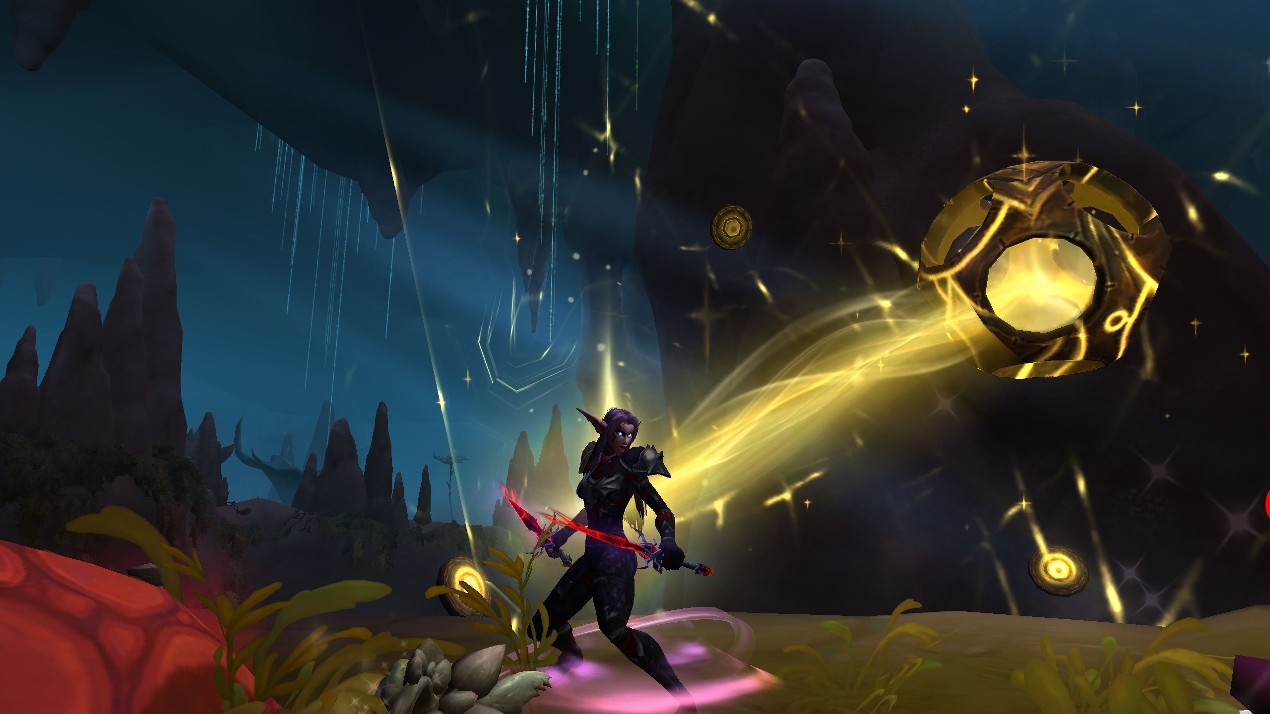 Rogue completing the Mycomancer Cavern