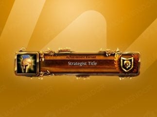 Buy TWW Strategist Title boost