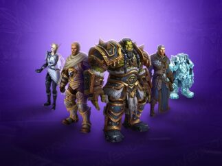 Main characters of TWW story - Anduin, Thrall, Alleria, Magni, Khadgar