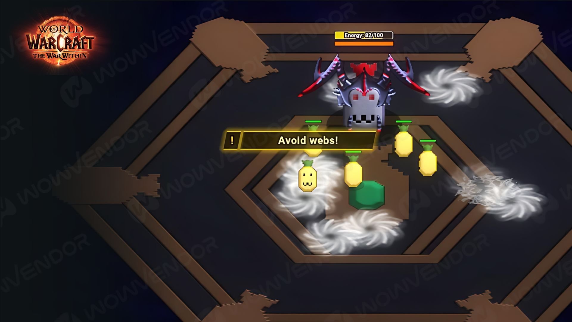 Practice Nerub’ar Palace raid mechanics and fight pineapples 