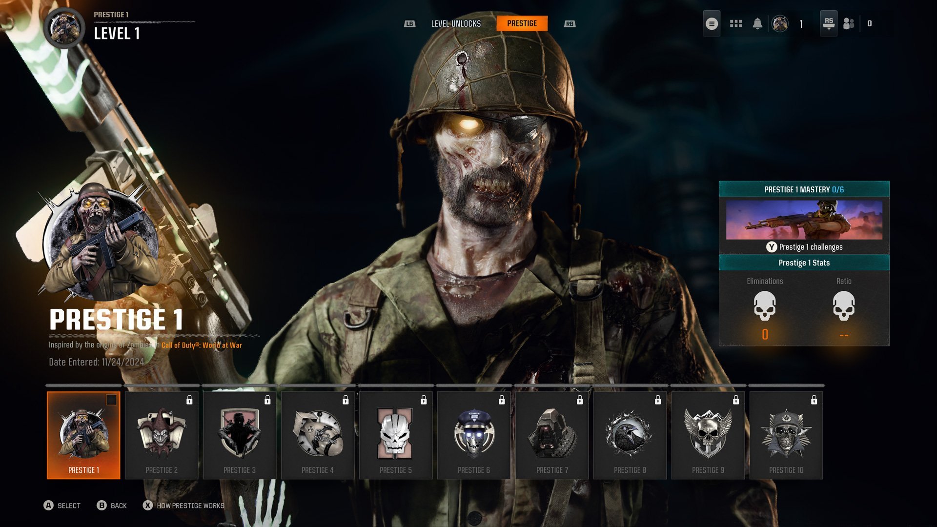 Call of Duty: Black Ops 6 Prestige system overview